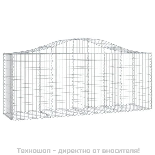 Габионни кошници арка 15 бр 200x50x80/100 см поцинковано желязо