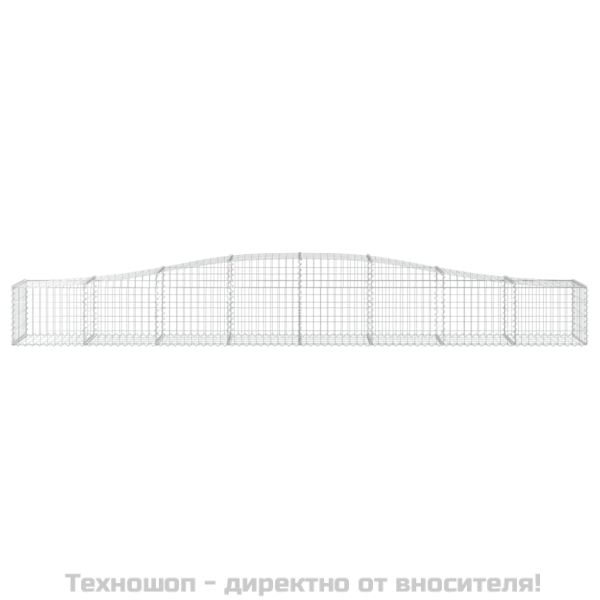 Габионни кошници арка 3 бр 400x50x40/60 см поцинковано желязо