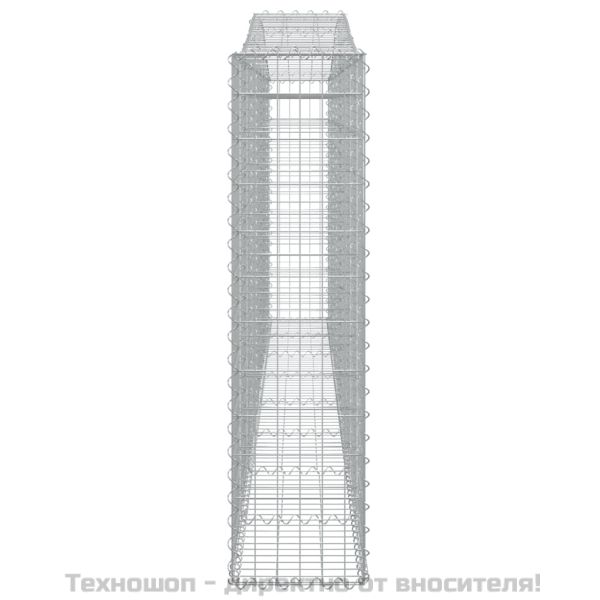 Габионни кошници арка 2 бр 400x30x120/140см поцинковано желязо