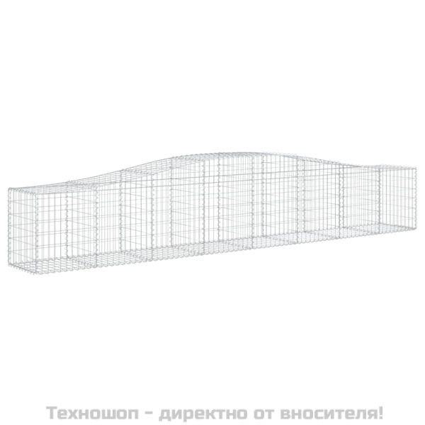 Габионни кошници арка 6 бр 400x50x60/80 см поцинковано желязо