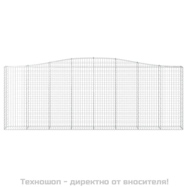 Габионни кошници арка 7 бр 400x30x140/160 см поцинковано желязо