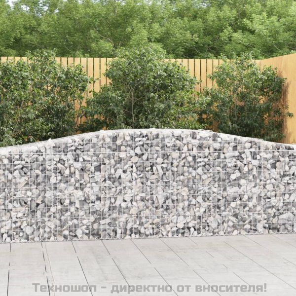 Габионни кошници арка 8 бр 400x50x80/100 см поцинковано желязо