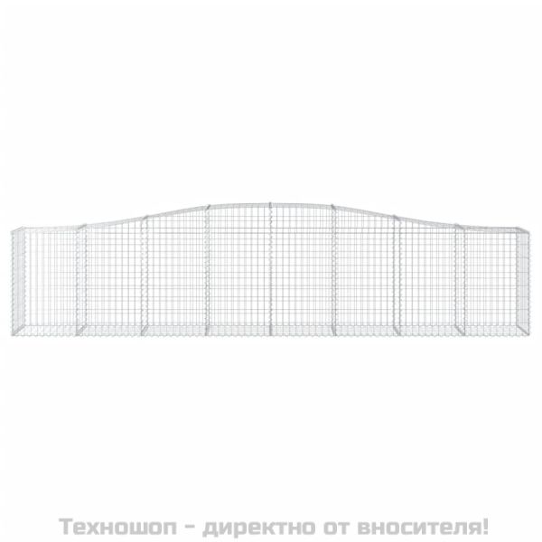 Габионни кошници арка 8 бр 400x50x80/100 см поцинковано желязо