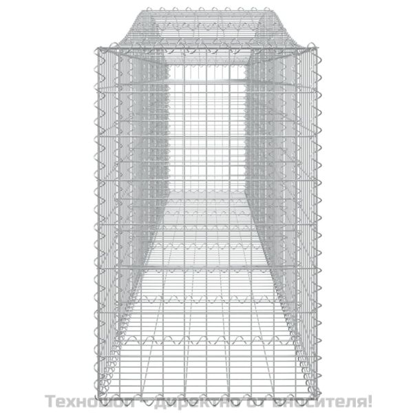 Габионни кошници арка 8 бр 400x50x80/100 см поцинковано желязо