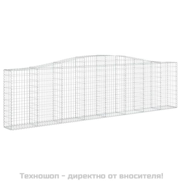 Габионни кошници арка 15 бр 400x30x100/120см поцинковано желязо