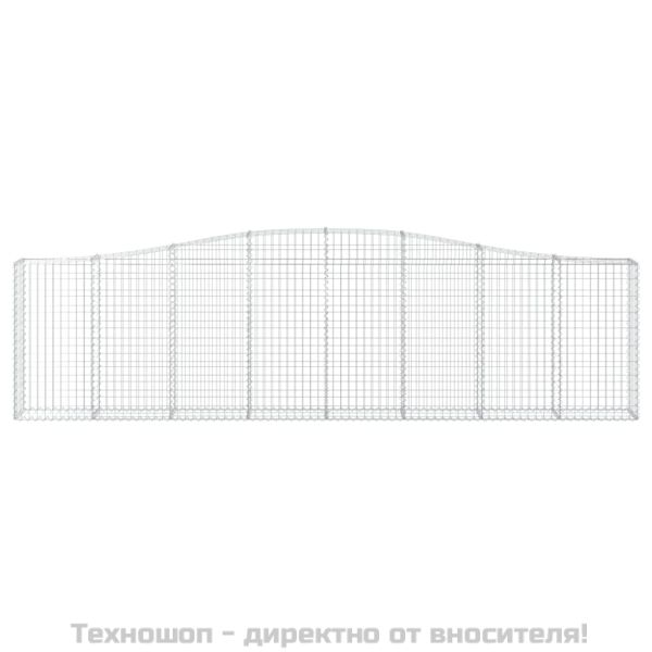 Габионни кошници арка 15 бр 400x30x100/120см поцинковано желязо