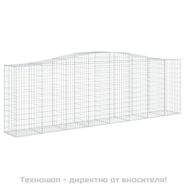 Габионни кошници арка 2 бр 400x50x120/140см поцинковано желязо