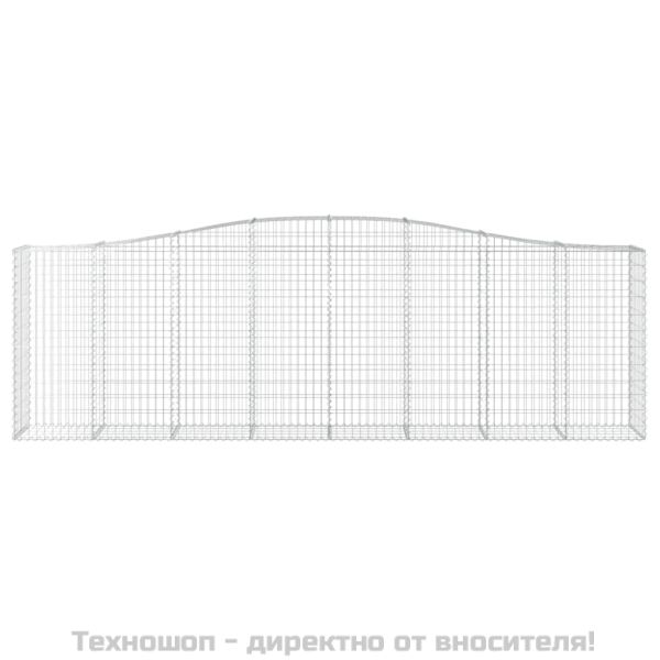 Габионни кошници арка 2 бр 400x50x120/140см поцинковано желязо