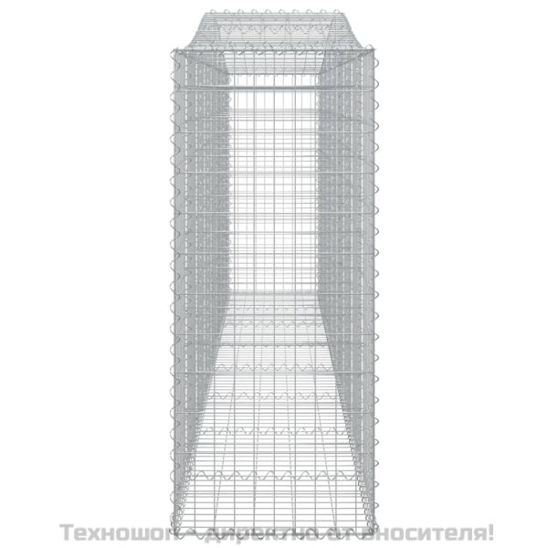 Габионни кошници арка 3 бр 400x50x120/140см поцинковано желязо