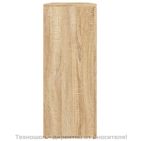 Бюфет, дъб сонома, 91x29,5x75 см, инженерно дърво