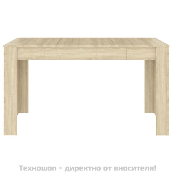 Трапезна маса, дъб сонома, 140x74,5x76 см, инженерно дърво