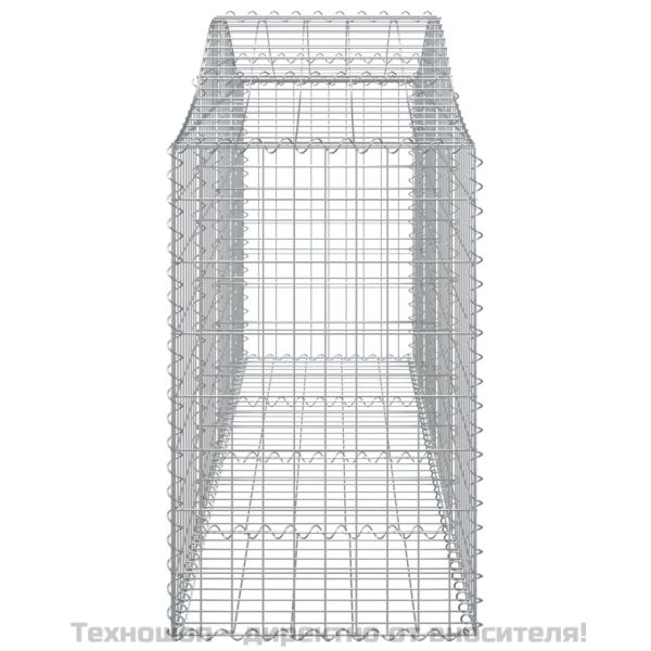 Габионни кошници арка 30 бр 200x50x80/100 см поцинковано желязо