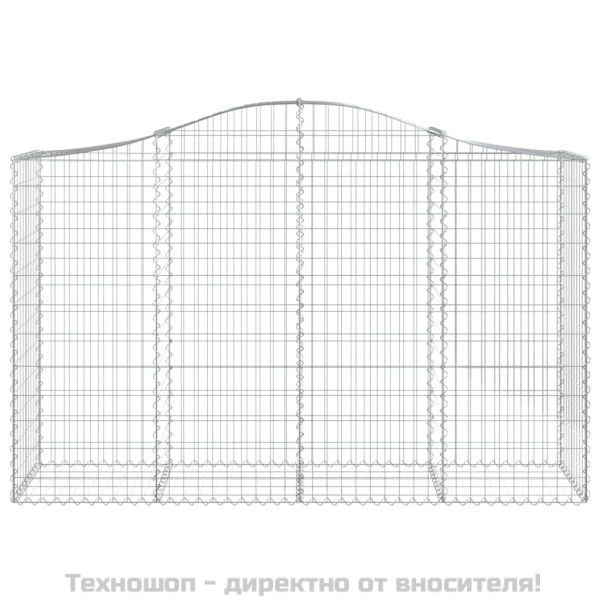 Габионни кошници арка 11 бр 200x50x120/140см поцинковано желязо