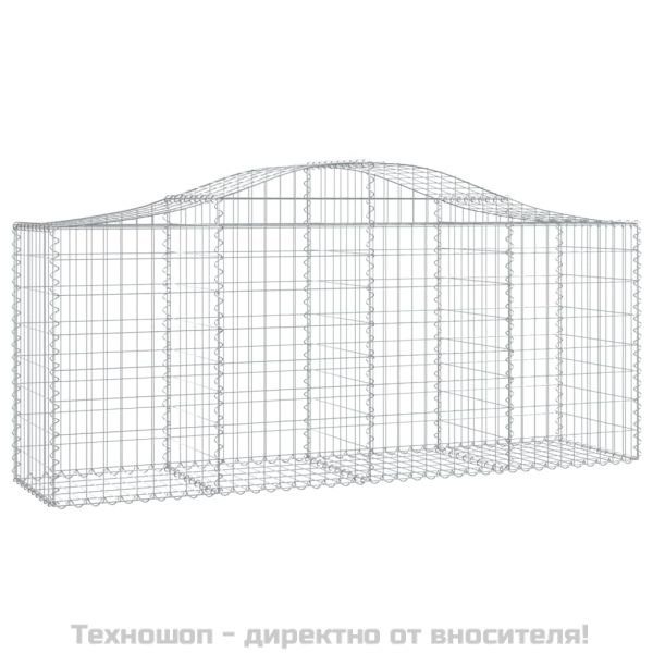 Габионни кошници арка 9 бр 200x50x80/100 см поцинковано желязо