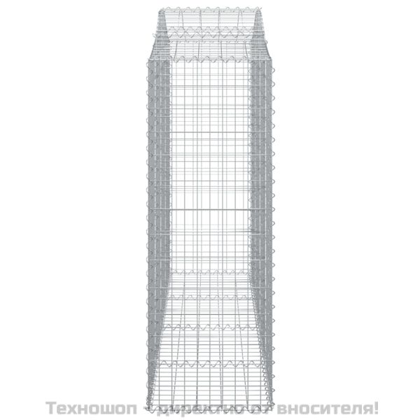 Габионни кошници арка 11 бр 200x50x140/160см поцинковано желязо