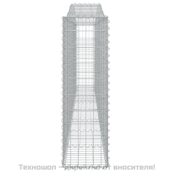 Габионни кошници арка 9 бр 400x30x100/120 см поцинковано желязо