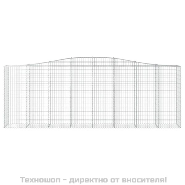 Габионни кошници арка 4 бр 400x50x140/160 см поцинковано желязо