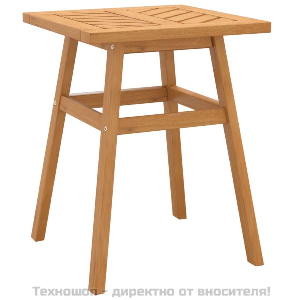 Градински лаундж комплект от 3 части, акациево дърво масив