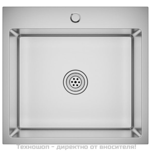 Ръчно изработена кухненска мивка, неръждаема стомана