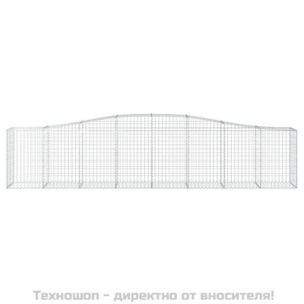 Габионни кошници арка 9 бр 400x50x80/100 см поцинковано желязо