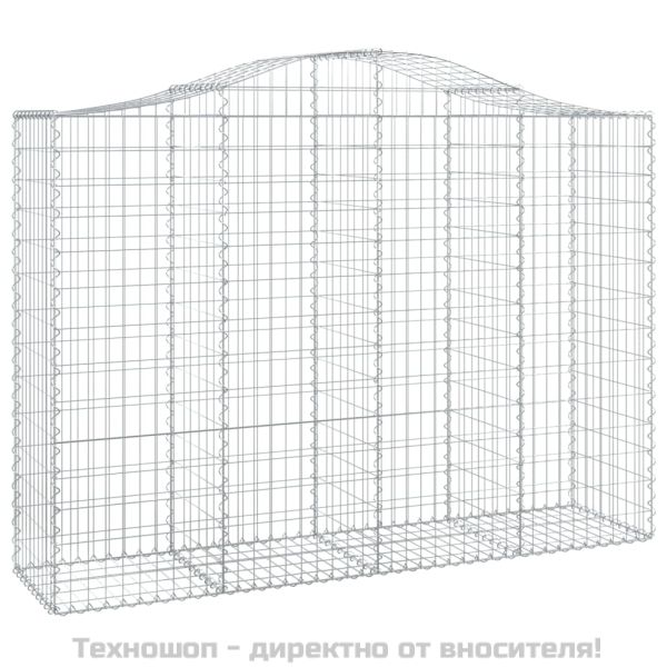 Габионни кошници арка 4 бр 200x50x140/160 см поцинковано желязо
