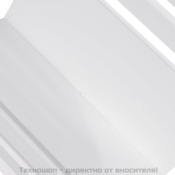 Дървена поставка за списания, подова, бяла