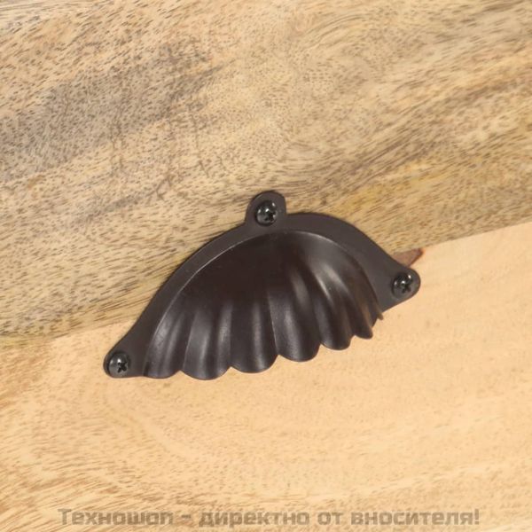 ТВ шкаф, 120x35x45 см, мангово дърво масив