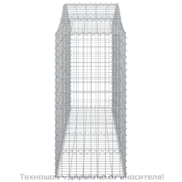 Габионни кошници арка 40 бр 200x50x100/120см поцинковано желязо