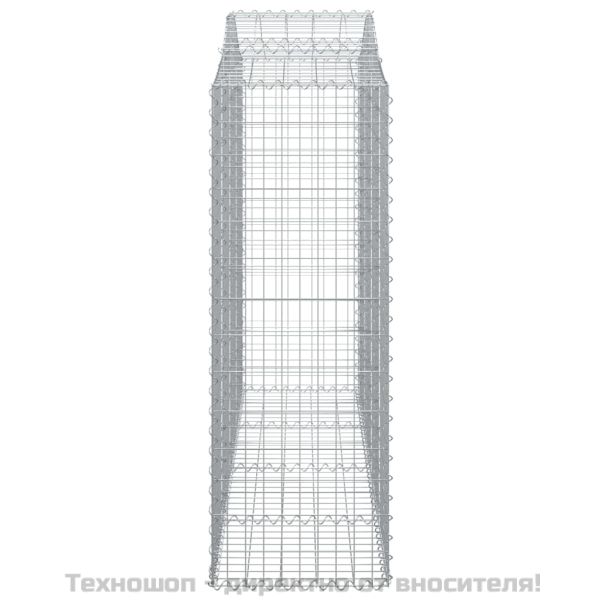 Габионни кошници арка 6 бр 200x50x140/160 см поцинковано желязо