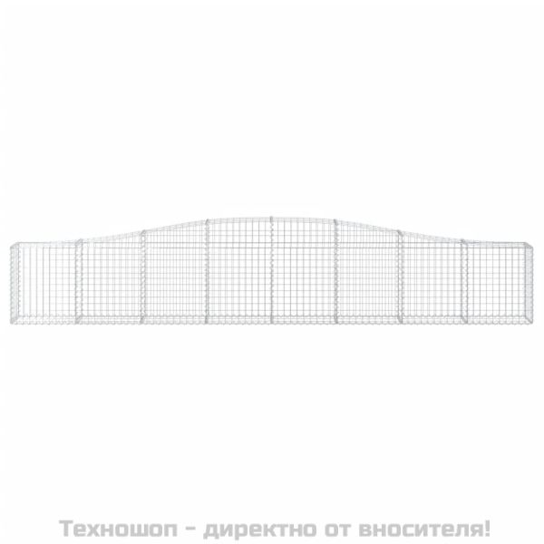 Габионни кошници арка 3 бр 400x30x60/80 см поцинковано желязо