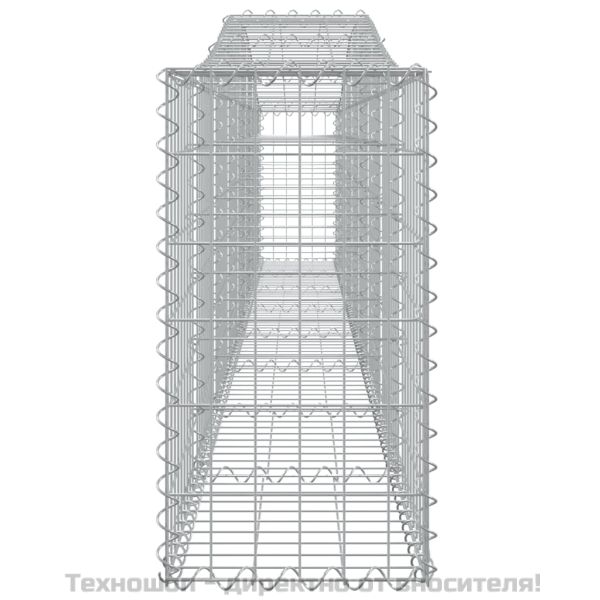 Габионни кошници арка 3 бр 400x30x60/80 см поцинковано желязо