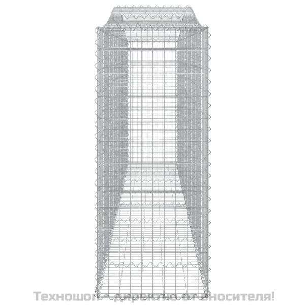 Габионни кошници арка 9 бр 400x50x120/140 см поцинковано желязо