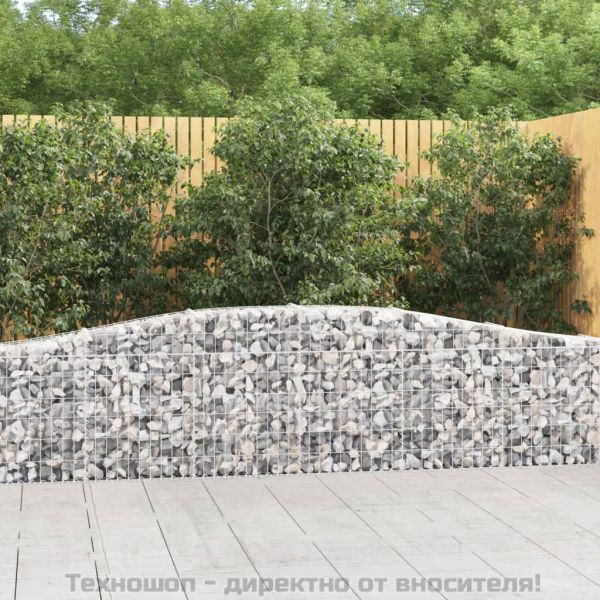 Габионни кошници арка 6 бр 400x30x60/80 см поцинковано желязо