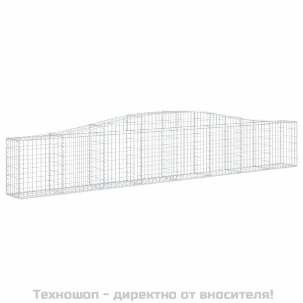 Габионни кошници арка 6 бр 400x30x60/80 см поцинковано желязо