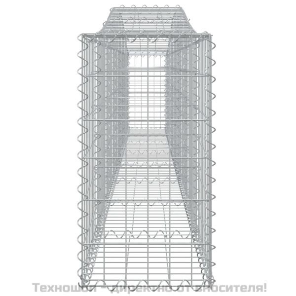 Габионни кошници арка 6 бр 400x30x60/80 см поцинковано желязо