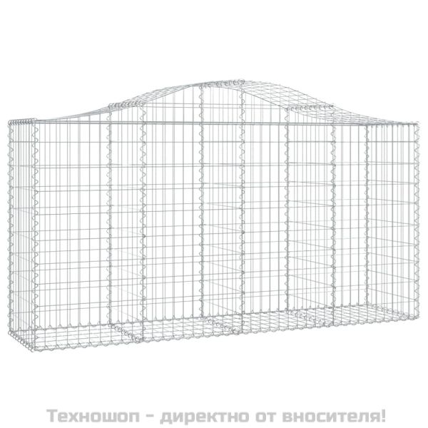 Габионни кошници арка 10 бр 200x50x100/120см поцинковано желязо
