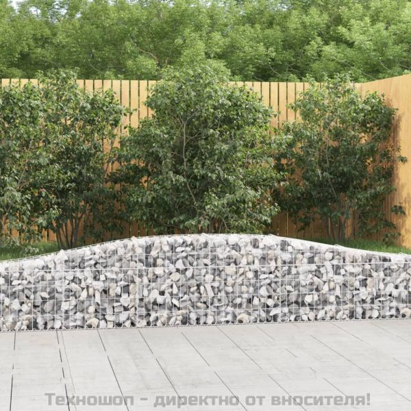 Габионни кошници арка 6 бр 400x30x40/60 см поцинковано желязо