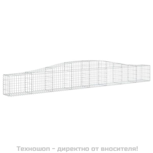 Габионни кошници арка 6 бр 400x30x40/60 см поцинковано желязо