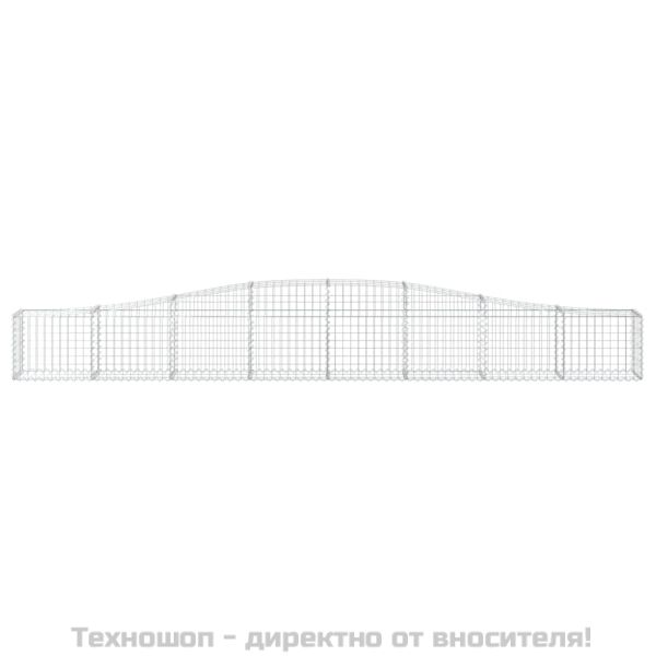 Габионни кошници арка 6 бр 400x30x40/60 см поцинковано желязо