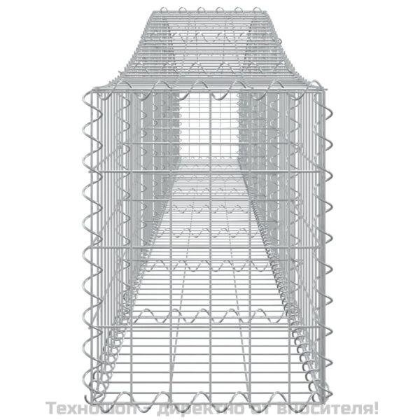 Габионни кошници арка 6 бр 400x30x40/60 см поцинковано желязо