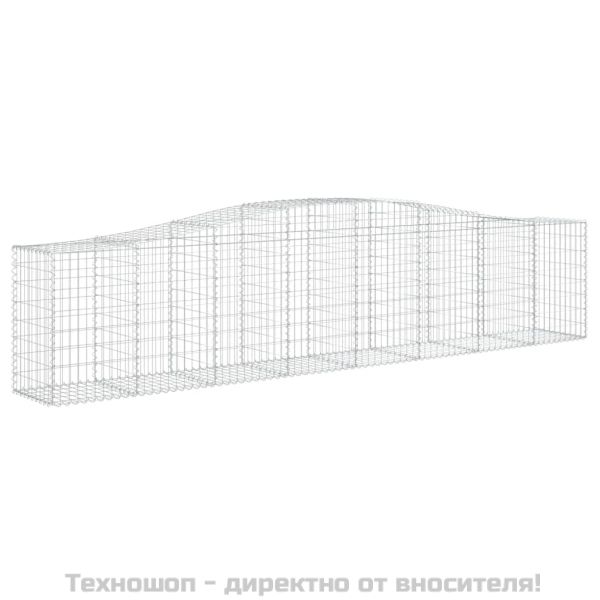 Габионни кошници арка 5 бр 400x50x80/100 см поцинковано желязо