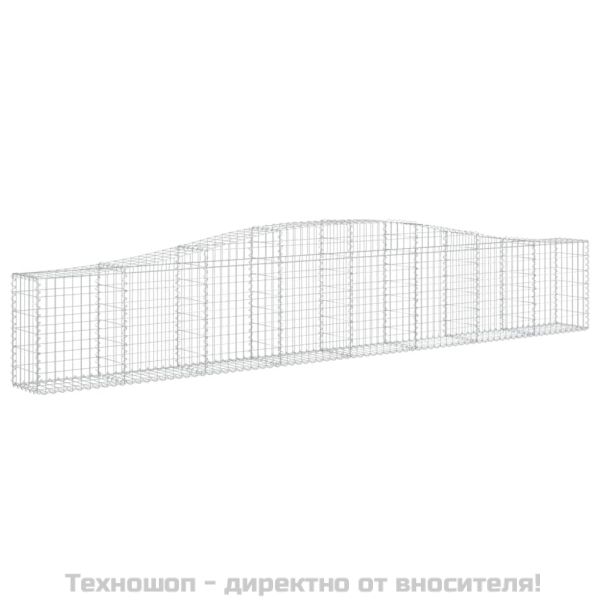 Габионни кошници арка 7 бр 400x30x60/80 см поцинковано желязо