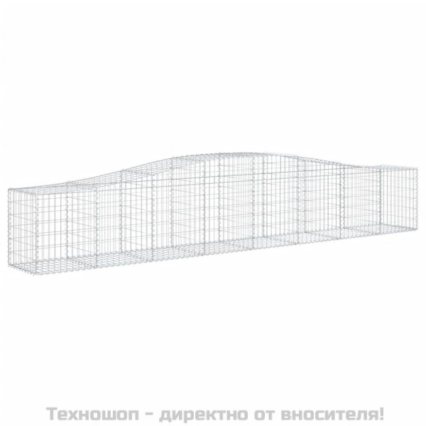 Габионни кошници арка 25 бр 400x50x60/80 см поцинковано желязо