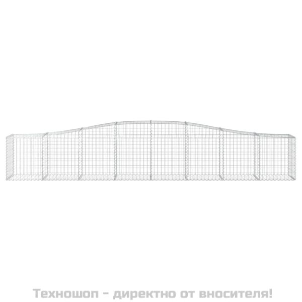 Габионни кошници арка 25 бр 400x50x60/80 см поцинковано желязо