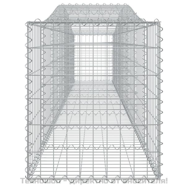 Габионни кошници арка 25 бр 400x50x60/80 см поцинковано желязо