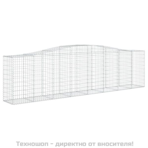 Габионни кошници арка 8 бр 400x50x100/120 см поцинковано желязо