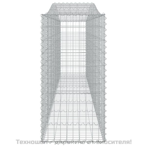 Габионни кошници арка 8 бр 400x50x100/120 см поцинковано желязо