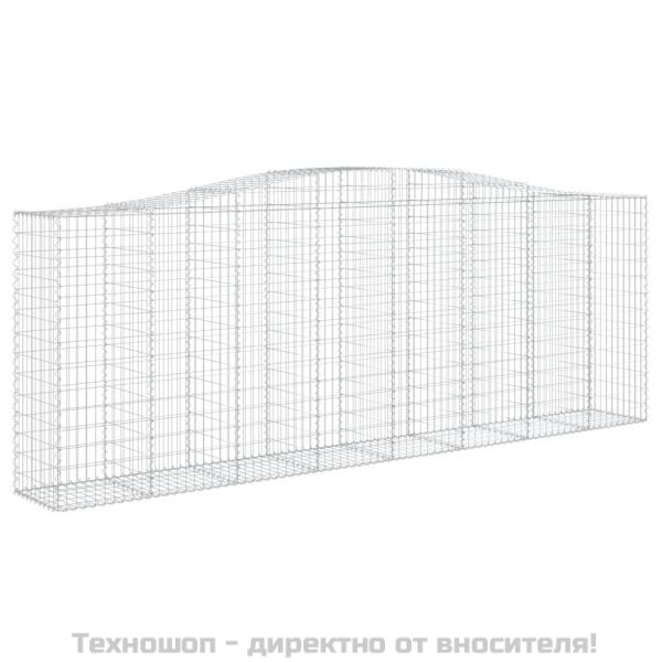 Габионни кошници арка 6 бр 400x50x140/160 см поцинковано желязо