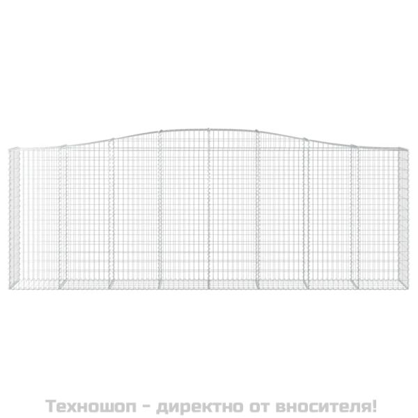 Габионни кошници арка 6 бр 400x50x140/160 см поцинковано желязо