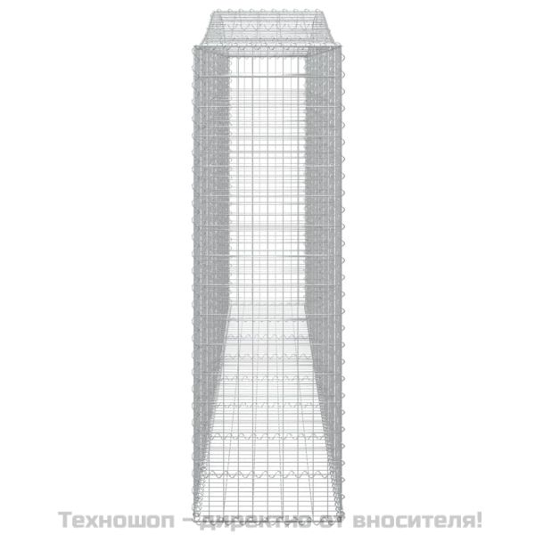 Габионни кошници арка 3 бр 400x50x160/180 см поцинковано желязо